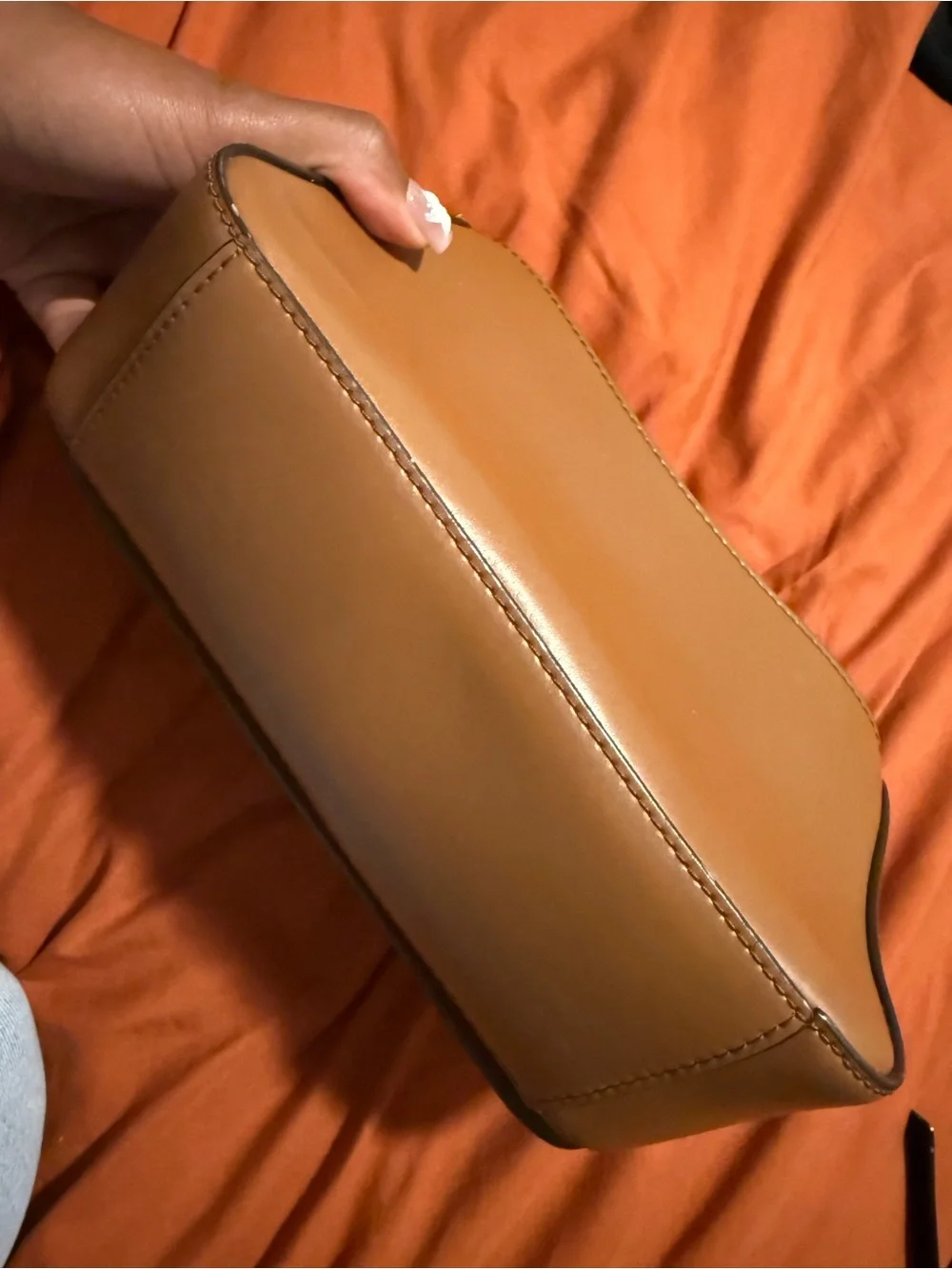 Michael Kors Yellow Suede and Brown Leather Shoulder Bag with Gold Chain